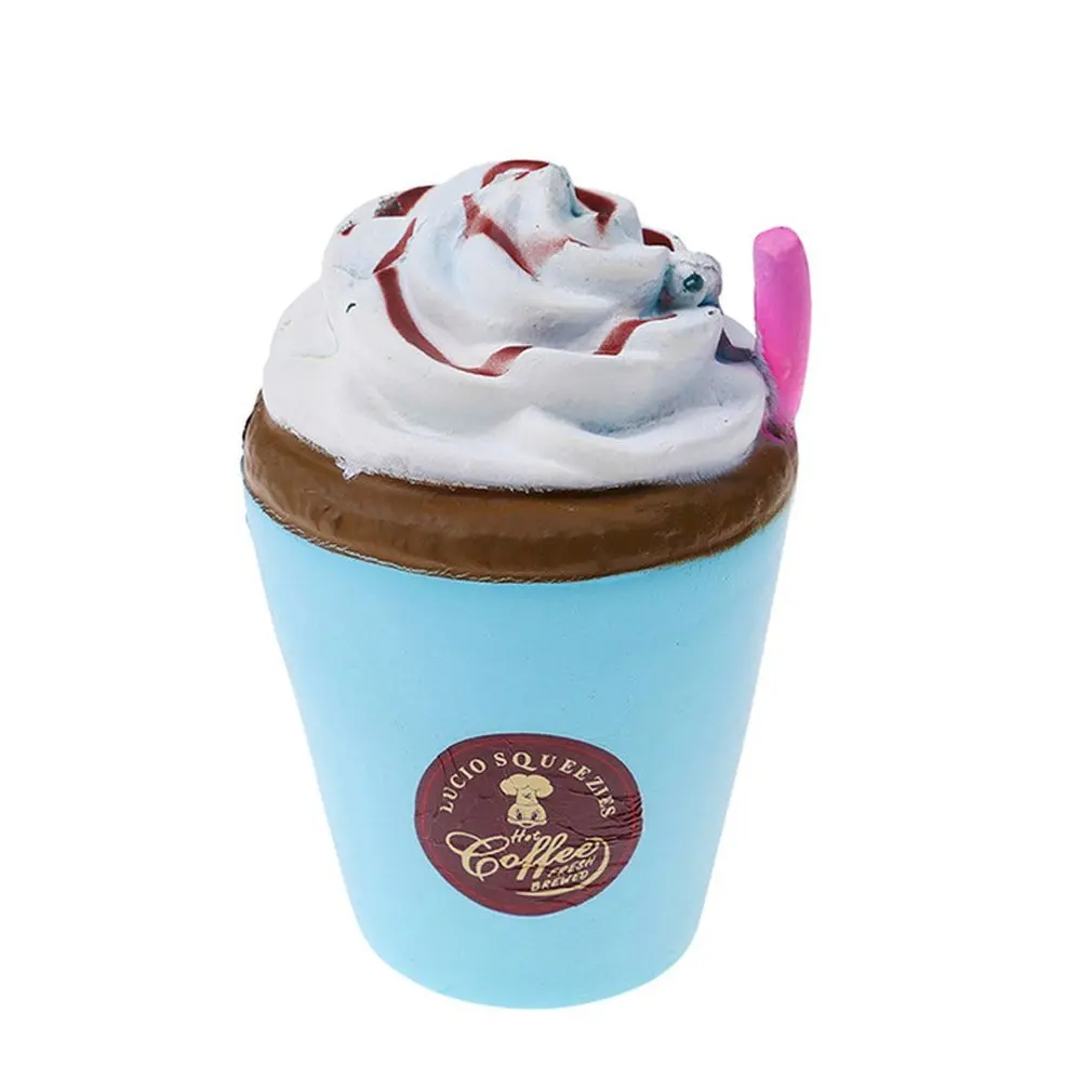 Slow-Rising Rebound Model PU Elastic Stress Relief Squeeze Toy Icecream Shape for Kids and Adults Gifts Toys