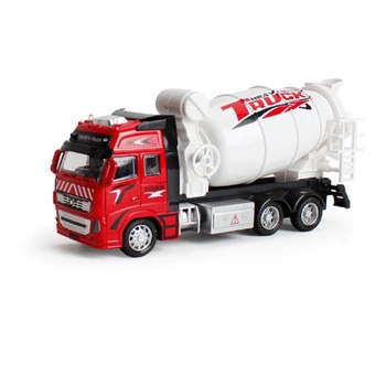 

20cm Red Engineering mixer Models Vehicle Kids Excavator Model Car Toys Gifts Brinquedos