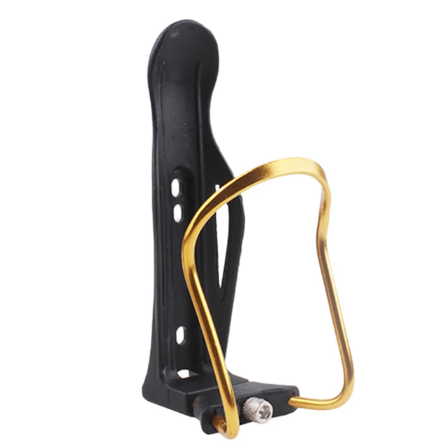 MTB Bicycle Water Bottle Holder With 360 Degree Rotatable Adapter Cycling Cup Drink Bottle Cage For Mountain Bike Accessories yellow