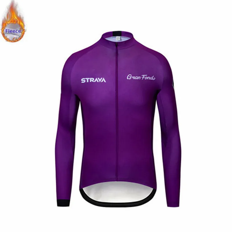 Strava, длинный рукав, Майо, Ropa Ciclismo Invierno, термо флис, велосипедная команда, Велоспорт, Джерси, набор, зима, MTB, одежда для велосипеда