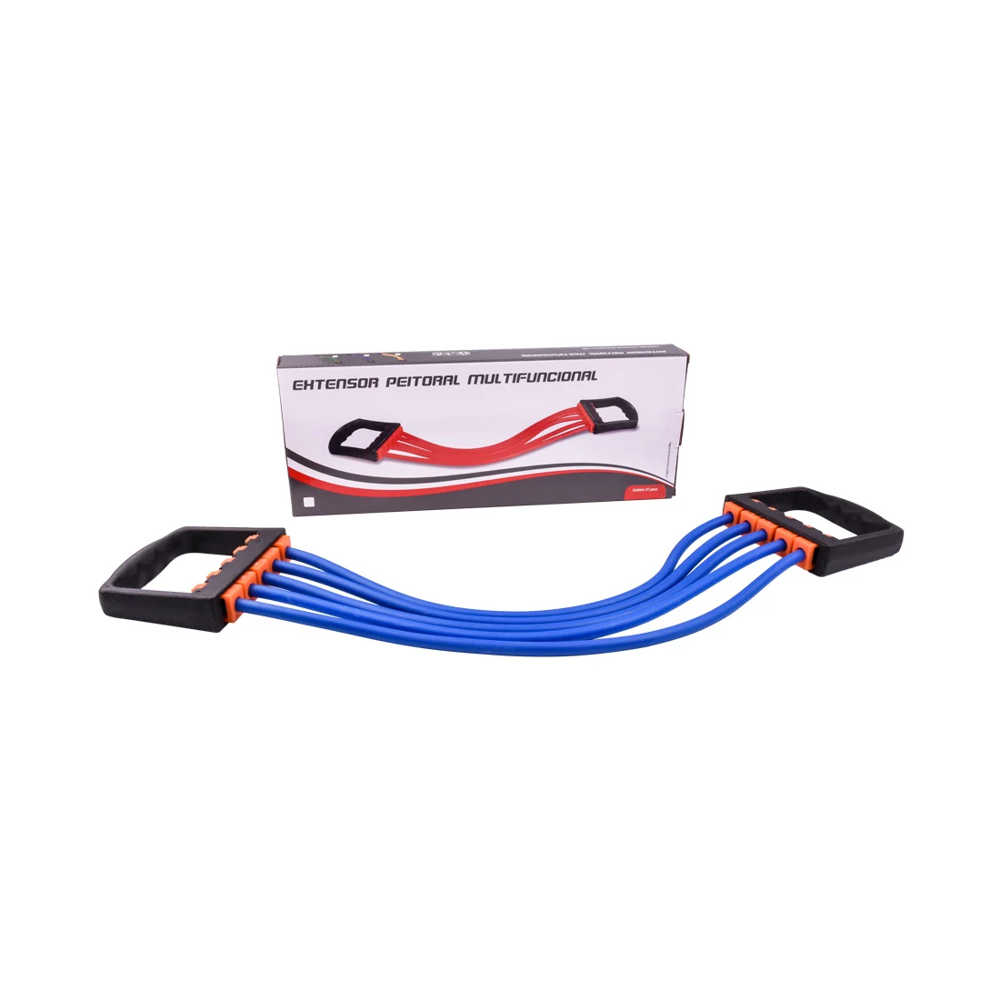 

Resistance Bands 5 Pull Tube Loop with Handles Yoga Rope Elastic Fitness Exercise Equipment for Home Workout Strength Training