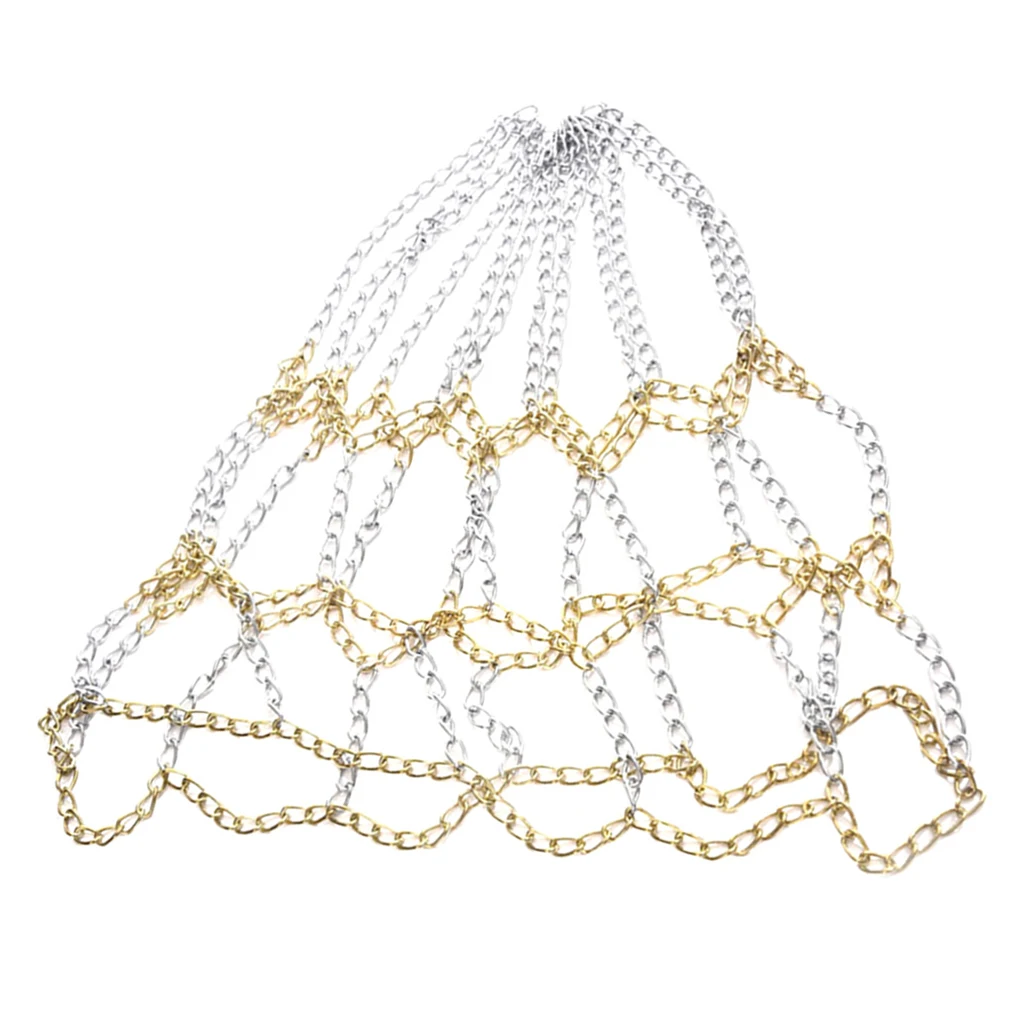 Metal Basketball Net Replacement All-Weather Heavy Duty Outdoor/Indoor 12-Loop Basketball Chain Nets Accessories