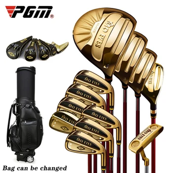 

PGM Mo Eyes 12 Pieces/Set of Complete Titanium Golf Clubs (with Bag) Mens Womens Super Rebound Golf High-end Professional Set