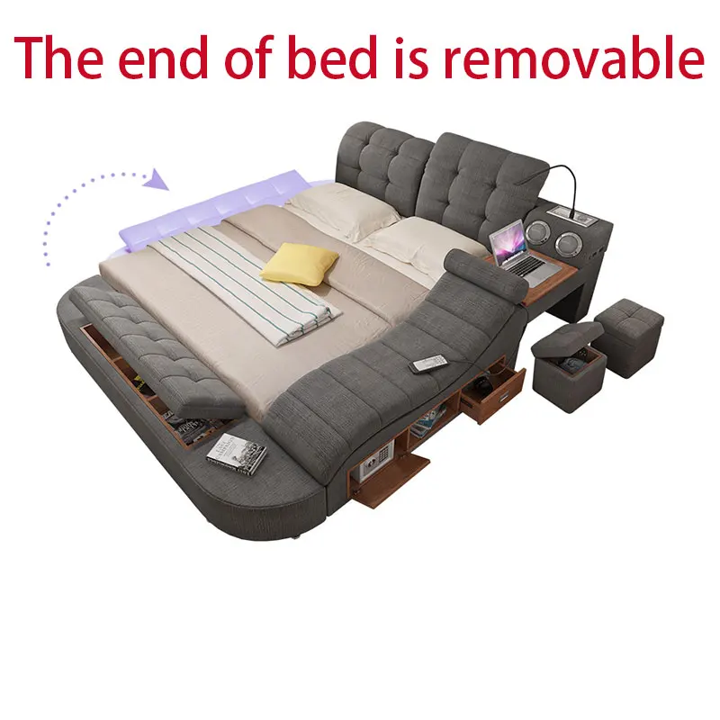Easylive мебель для дома и спальни потрясающая Удобная тканевая кровать