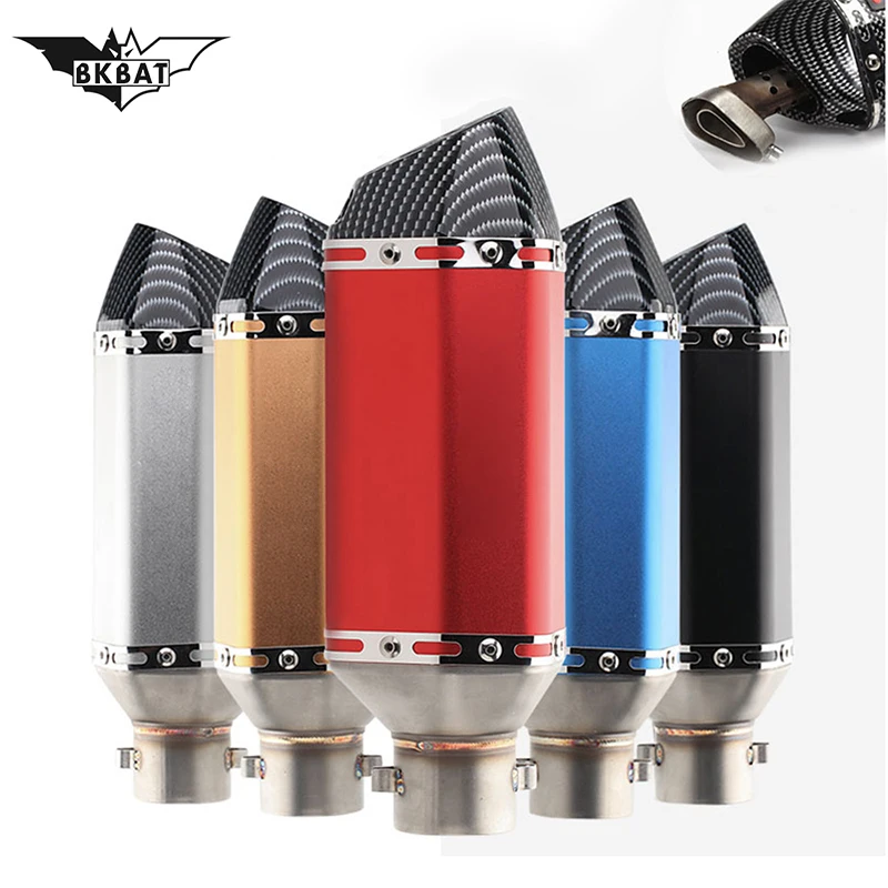 Universal Motorcycle Exhaust Pipe Muffler motor Escape moto Left &amp Right FOR Honda cbr 250 hornet cb600f pcx 2019 x11 cb 125 |