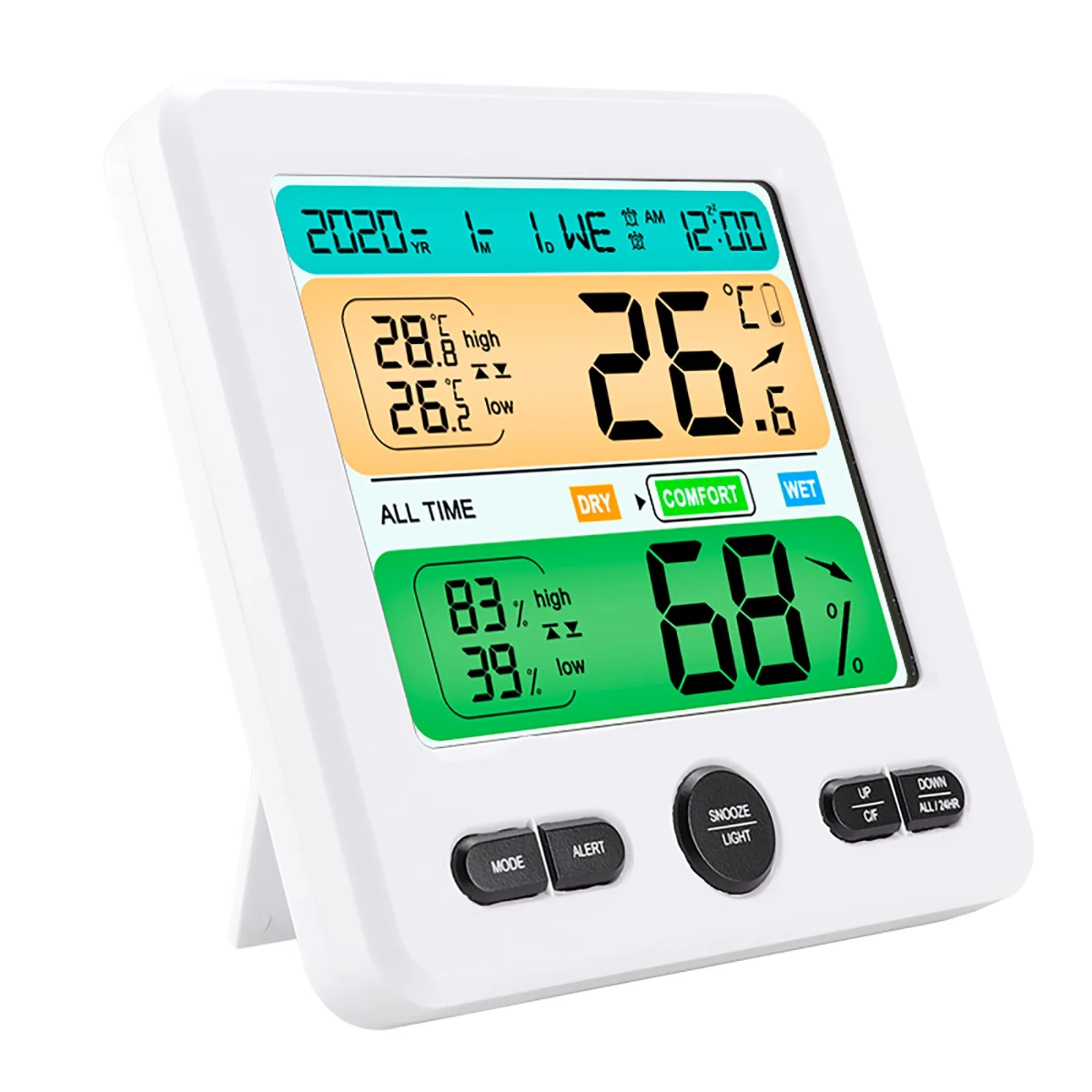 Generic Weather Station Indoor Outdoor Wireless Digital ...