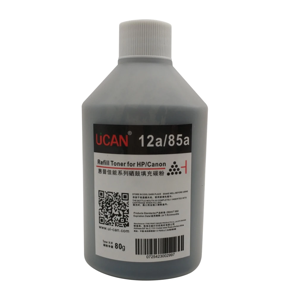 Recarga de polvo de Tóner para HP 79A, 83A, 12A, 78A, 36A, 85A, Canon 737, 725, 712, 726, 728