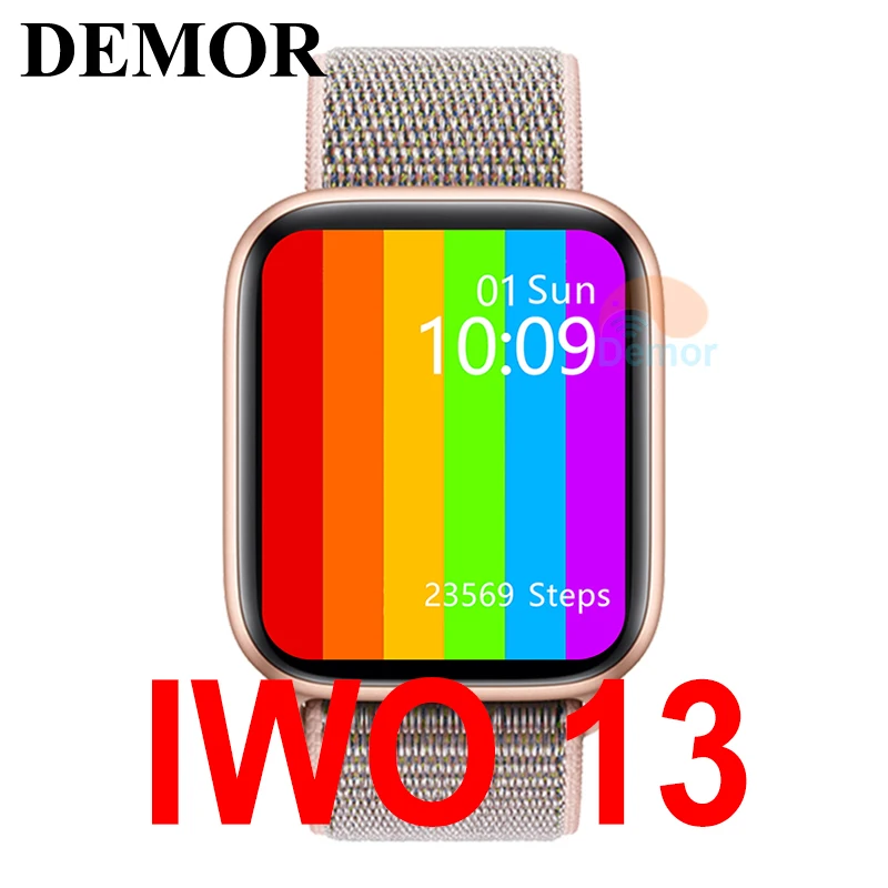 DEMOR IWO 13 Smart Watch Series 6 40mm 44mm Heart Rate Monitor W56 Smartwatch for Men Women W26 W46 12 Pro K8 11 8 Android Phone |