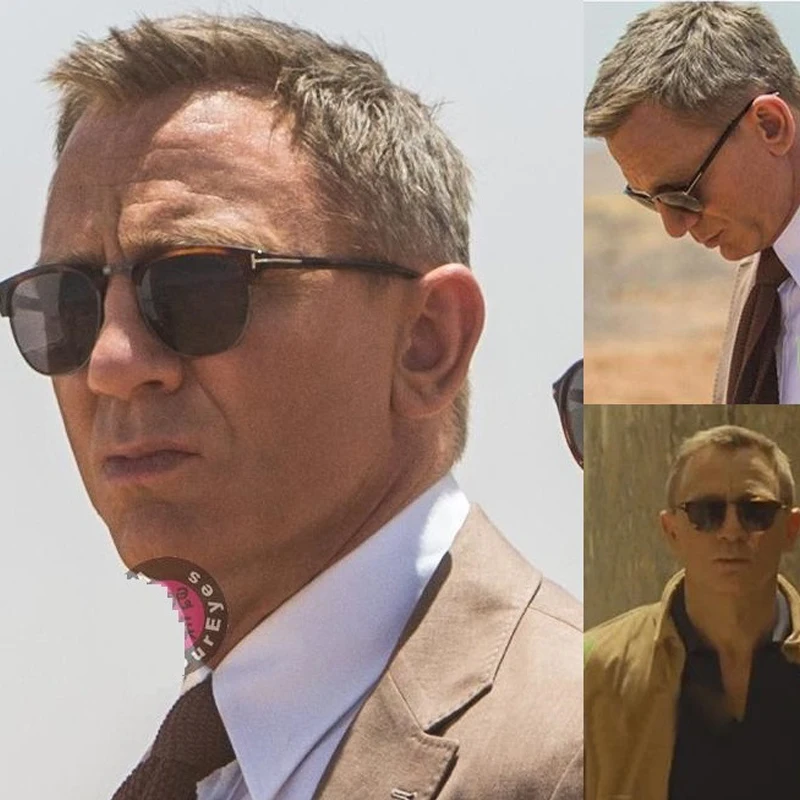 

Fashion brand Designer James Bond Men's sunglasses Women's Super Star celebrity sunglasses driving Tom sunglasses for men UV400