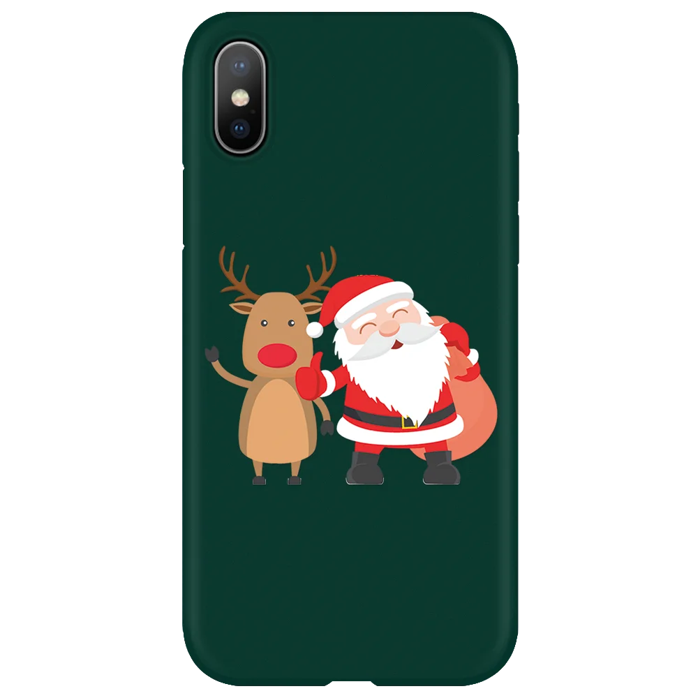 Зимний чехол для iphone 7, 8, 6, 6S Plus, 5, SE, Рождественский чехол для iphone XR 11 Pro Max X, матовый чехол из ТПУ для iphone XS Max, Fundas