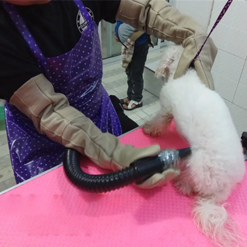 Pet Dog Cat Gloves Bite Scratch Resistant Animal Handling