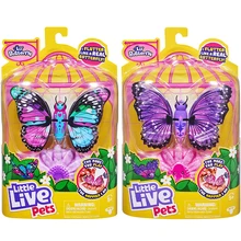 Petits animaux vivants lil'papillon, paquet unique ailes rares série 4, Gadgets amusants, jouets électroniques pour enfants, cadeau de noël pour filles