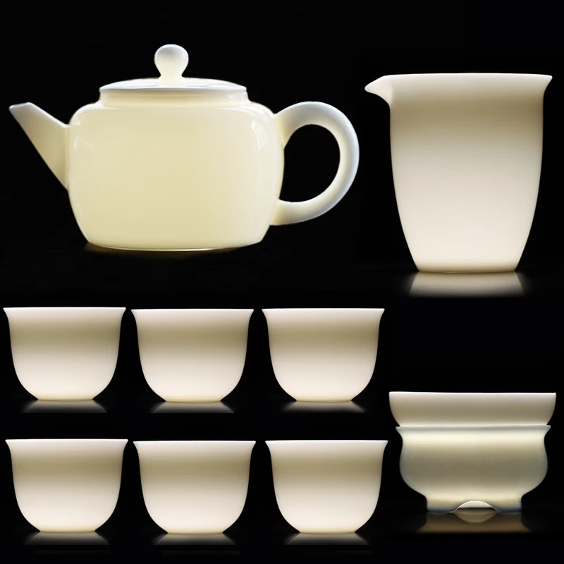 

Bone China Tea Set Chinese Vintage Luxury Gift Travel Portable Kung Fu Tea Set Handmade Tea Ceremony Juego De Te Teaware 50