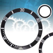 1 шт., черный керамический ободок, Сменные аксессуары для мужских часов Submariner, 40 мм, чехол, керамический циферблат для часов