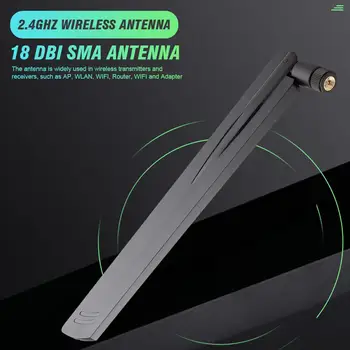 

2.4GHz Wireless Antenna SMA MALE Connector Booster Universal 18 dbi Amplifier WLAN Router for Wireless Transmitters Receivers