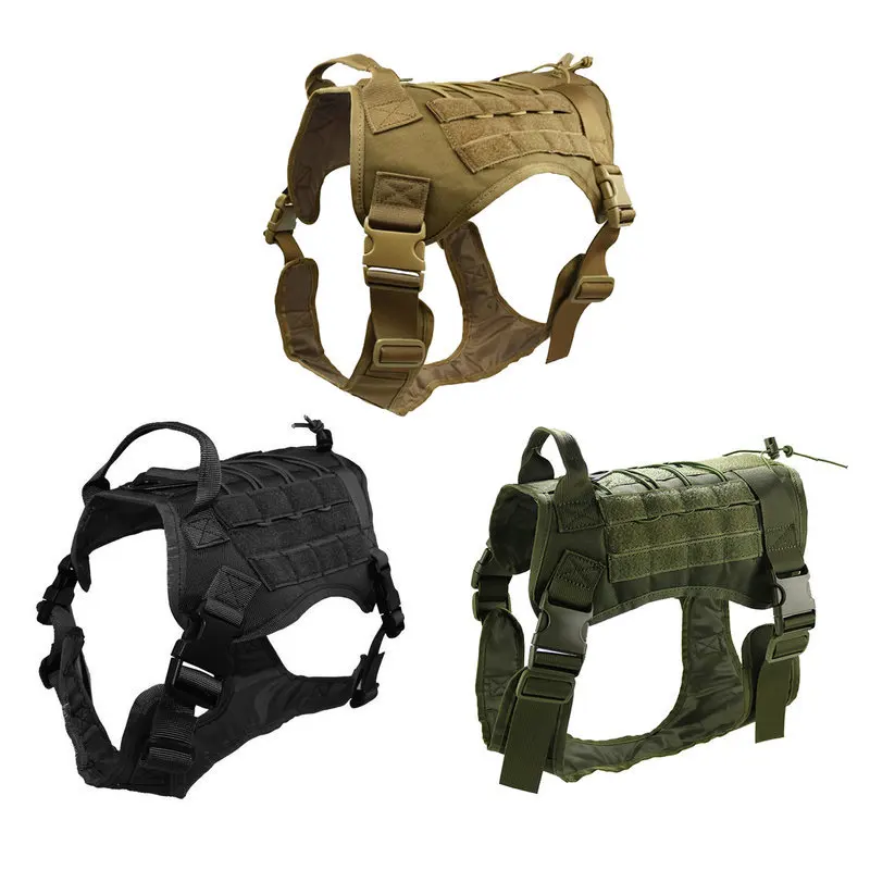 

Tactical Laser Dog Vest Adjustable Military Training Service Dog Clothes Breathable Hunting Molle Dog Vest CS Army Dog Vest