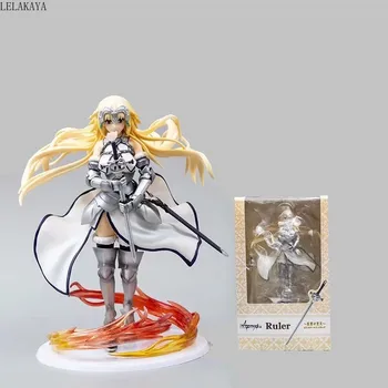 

10'' Anime FGO Fate stay night saber Apocrypha La Pucelle Jeanne d'Arc Saber Ruler Ver. 1/7 Sexy PVC Action Figure Model Hot Toy