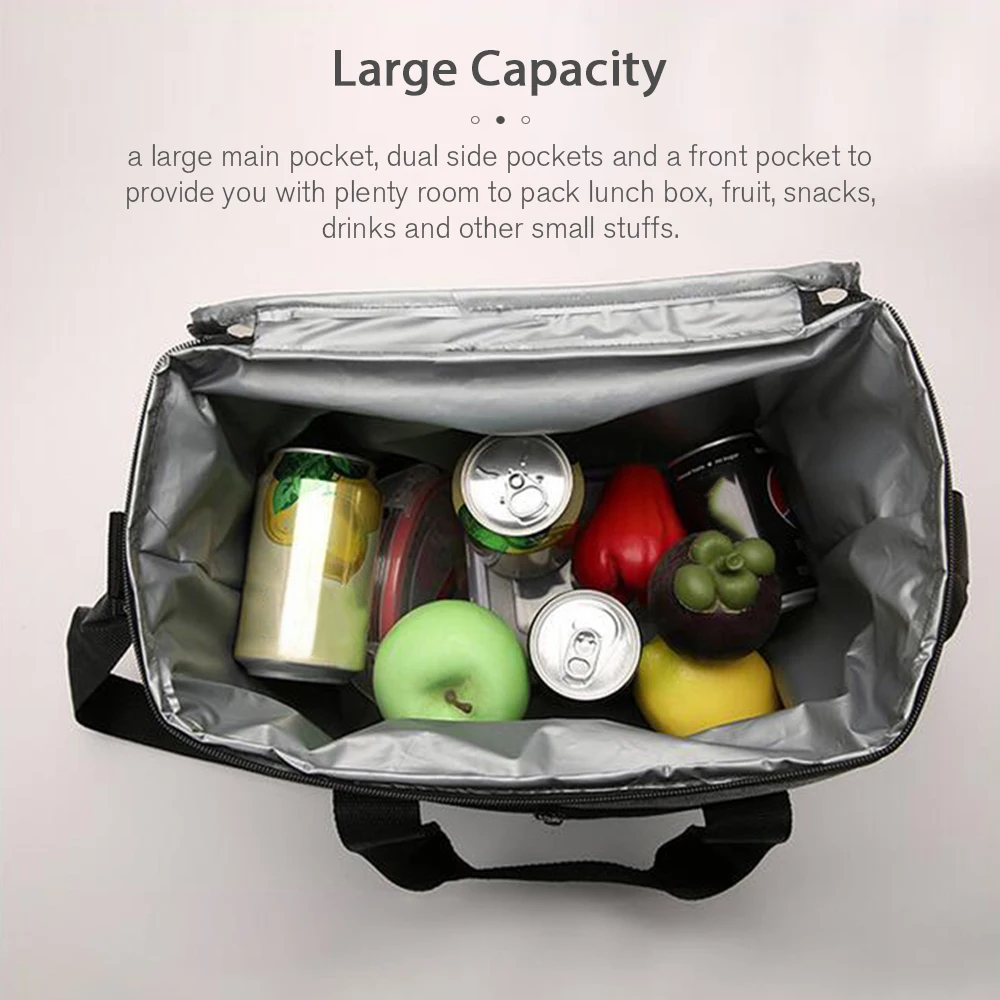 15L/6L Portable Insulated Thermal Cooler Lunch Box Bag For Work Picnic Bag Thermal bag for lunch bag Camping for Kids Adult