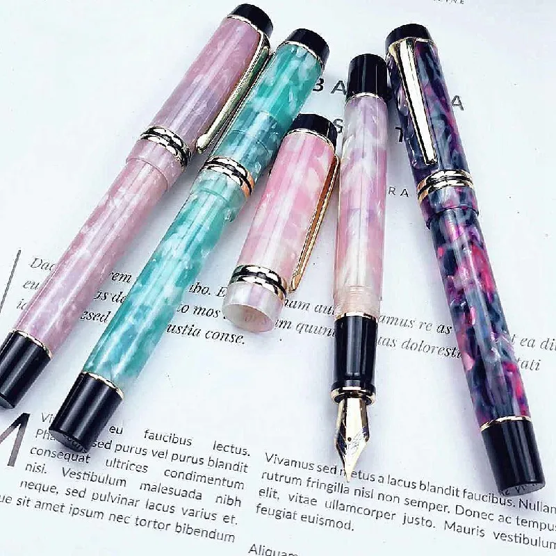 KAIGELU 316 Acrylic Celluloid Fountain Pen Iridium EF/F/M Nib School Office Supply Writing Gift | Игрушки и хобби