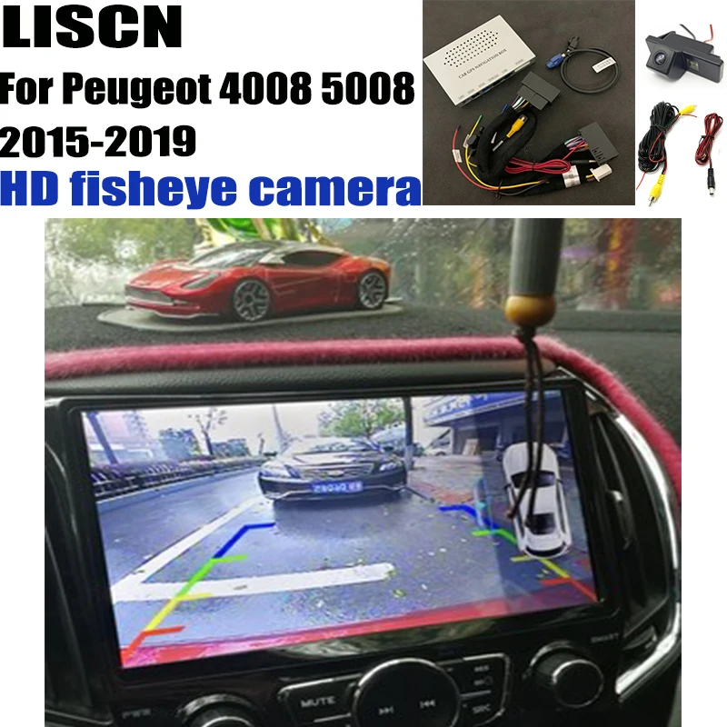 

Reversing Camera For Peugeot 4008 5008 2015 2016 2017 2018 2019 interface Adapter Original Screen Improve Rear Camera Module
