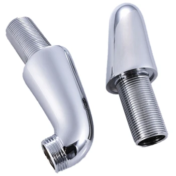 

Hot Bath Shower Faucet Heightening Bend Shower Faucet Claw Foot Adjustable Adapter Solid Brass Chrome Finish Bathroom Basin