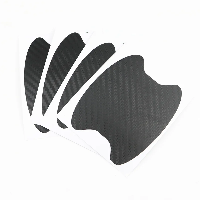 Car Door Handle Carbon Fiber Scratchproof Protective Membrane for Renault Chevrolet cruze Opel astra h Nissan Juke Peugeot 307 | Автомобили