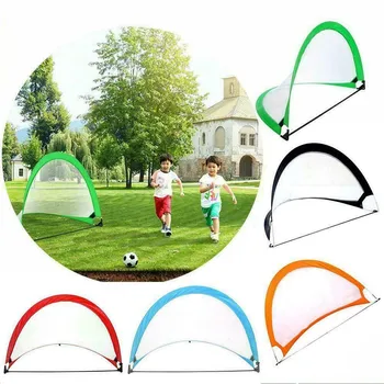 

Kids Portable Folding Football Goal-Net Outdoor-Play Training Gate Soccer Outdoor Training Net Goal Accessory Fitness Equipment