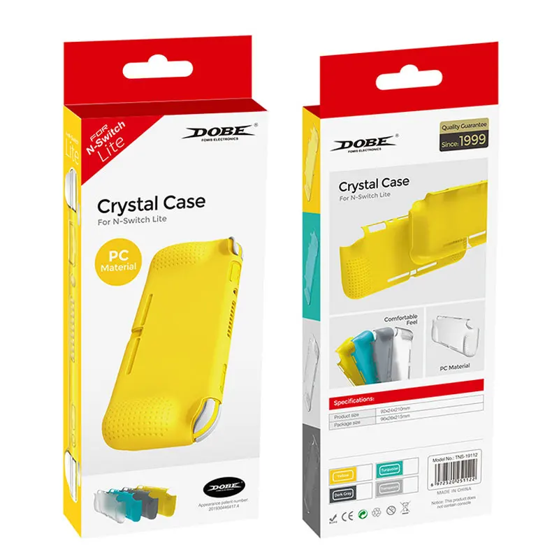 Защитный чехол Switch Lite из поликарбоната для поглощения ударов и защиты от царапин