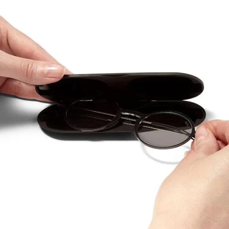Reading Glasses Retro Round Unisex Eyeglasses Small Frame Magnifying Eyewear With Magnetic Case 1.0 1.5 2.0 2.5 3.0 3.5 4.0