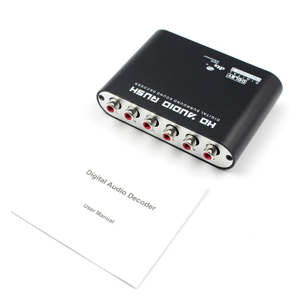  5.1 Canale AC3 Lettore Hd Coassiale Decoder Audio Convertitore di Segnale Audio Surround Digitale O