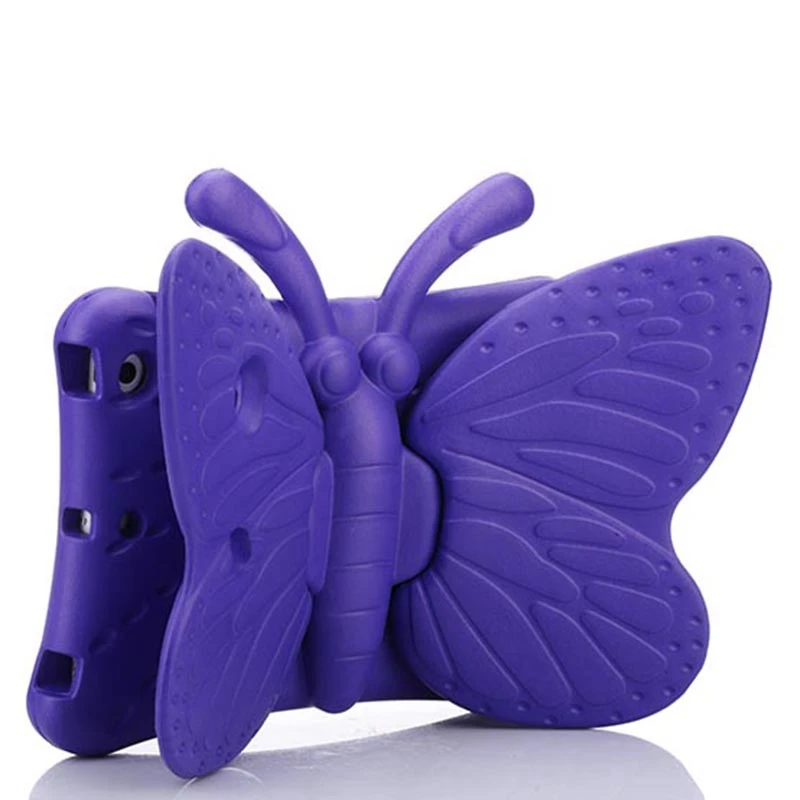 Чехол для планшета I Pad Mini чехол для планшета 3D бабочка чехол для планшета EVA пена подставка противоударный чехол s для Pad Mini 1 2 3 4 - Цвет: Purple