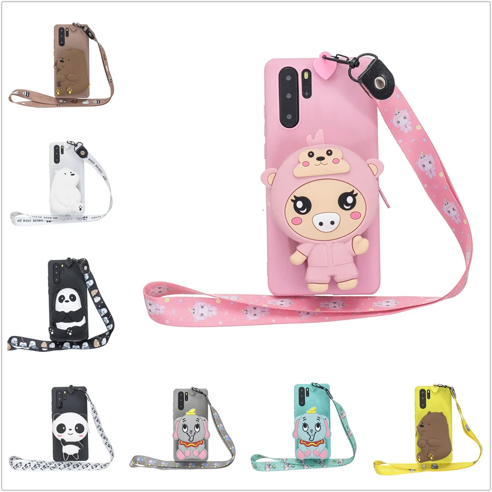

For Samsung S8 S9 S10 Note 8 9 10 Plus A6 A7 J4 J6 Plus A10 20 50 70 80 Cover Wallet Elephant Panda Bear Soft Silicone TPU Case