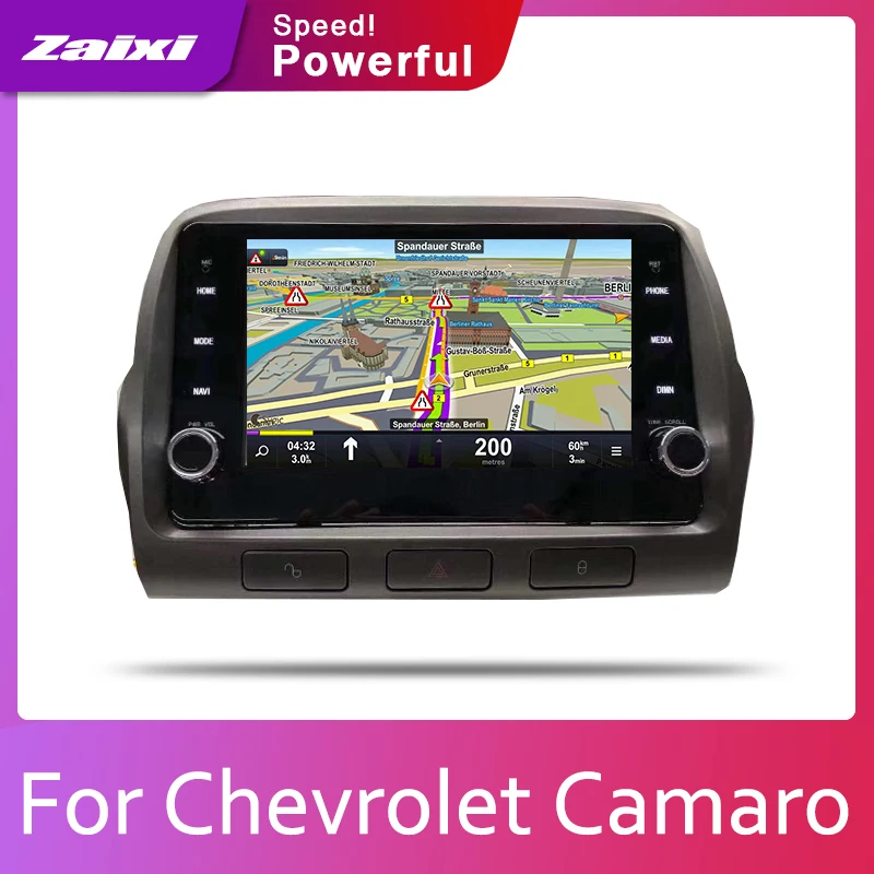  ZaiXi 2din Car multimedia Android Autoradio Car Radio GPS player For Chevrolet Camaro 2010~2015 Blu