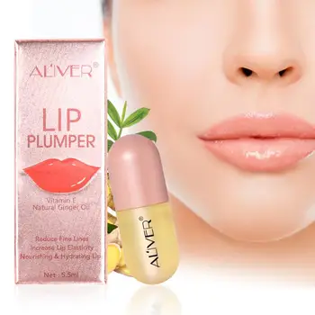 

1pcs Botanical Lip Enhancer Moisturizing Nutritious Plumping Lip Gloss Lip Plumper Mineral Oil Lip Extreme Volume Essence TSLM1