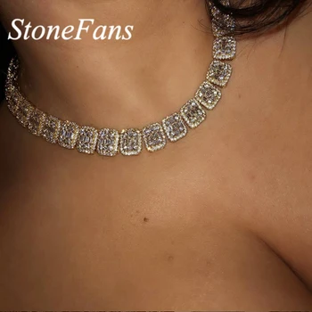 Crystal Rhinestone Choker Necklace Women Jewelry Statement