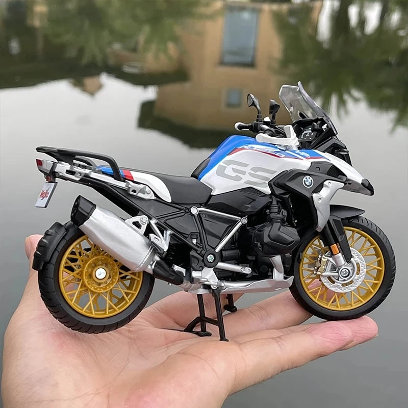 1:12 BMW-R1250 GS сплавные мотоциклы литые модели высокой игрушки металлические
