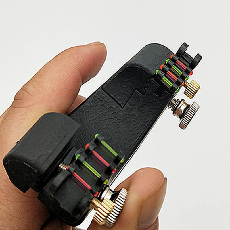 Высокое качество Рогатка из смолы плоская резинка 4 прицела точная для охоты