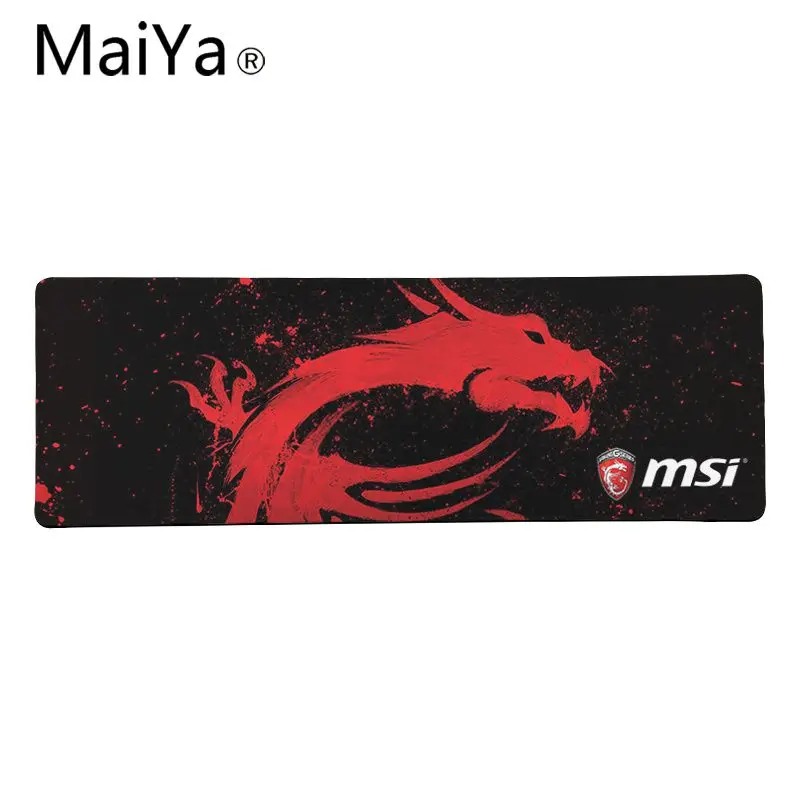 Maiya высокое качество MSI Дракон игра DIY дизайн игровой с узором коврик для мыши большой коврик для мыши клавиатуры коврик