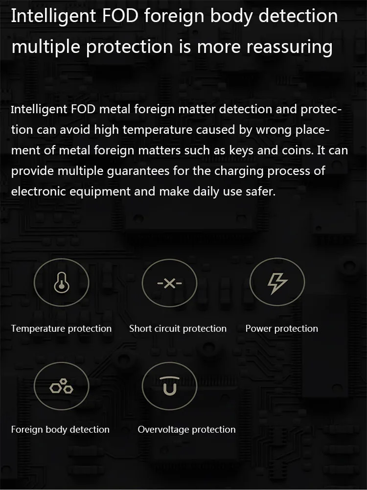 Xiaomi carregamento do carro sem fio universal