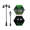 HO N Scale Model Railway Train Lamp Street 12V Led Lights Miniature For Garden Scenery Lanterns Retro landscape 2