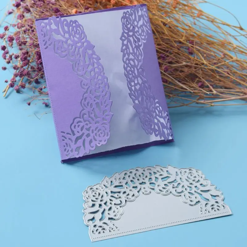 

Lace Card Cutting Dies Stencil DIY Scrapbooking Album Stamp Paper Card Emboss