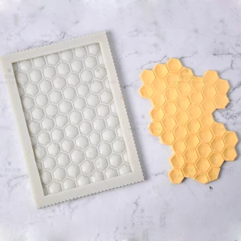

Honeycomb Mould Silicone Mold Fondant Cake Decorating Tool Sugarcraft Chocolate Forms Bakeware Tools