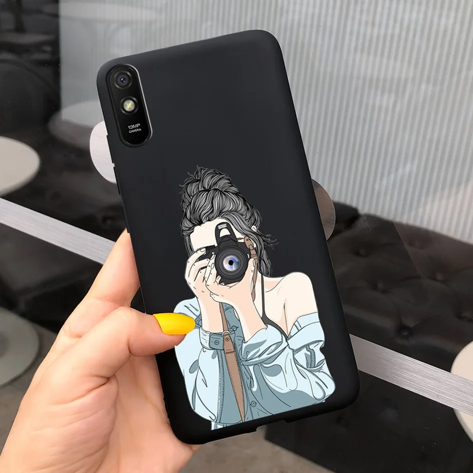 Dành Cho Xiaomi Redmi 9A Ốp Lưng Ốp Lưng Điện Thoại Phổ Biến Trường Hợp Cho Redmi 9A 8A 7A 6A 5A A6 Một 6 5 7 8 9 Mềm Mại Ốp Lưng Redmi9A Fundas 