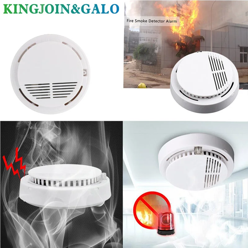 Проводной детектор дыма электронный датчик дыма для домашней охранной GSM/Wifi/другой системы сигнализации
