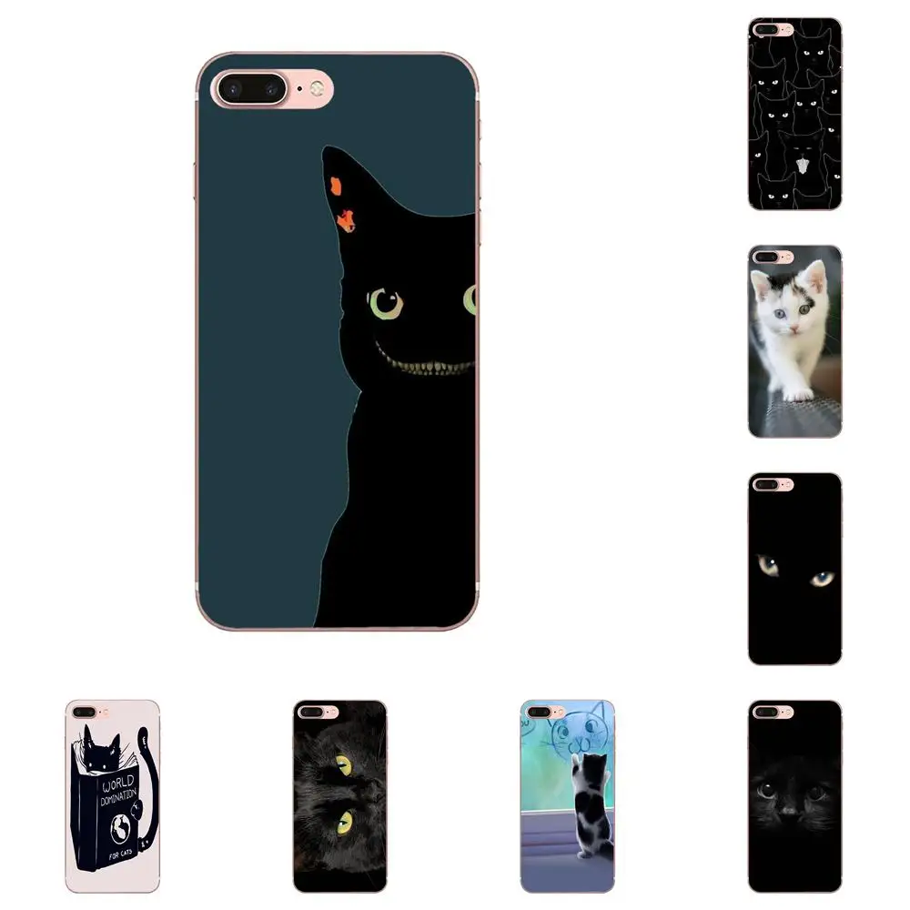 

Nice Phone Cases Black Cat Lost In Books For Huawei Honor Nova Note 5 5I 8A 8X 10 Pro 9X For Moto G G2 G3 G4 G5 G6 G7 Plus