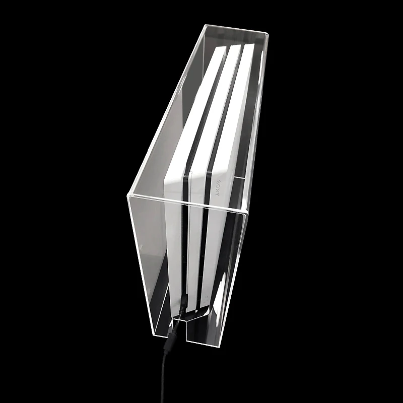 Новинка 2019 прозрачный акриловый чехол для ps4 slim pro dock пылезащитная крышка база