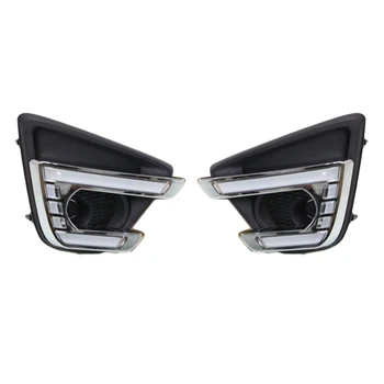 

2X DRL LED Daytime Running Light Lamp with Turn Signal for Mazda CX-5 2012-2016