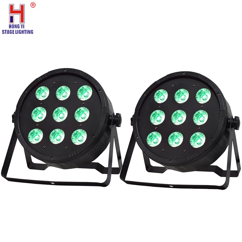 

Stage lighting dj par led 9x12w RGBW wash light DMX-512 high brightness for Christmas party 2pcs/lot