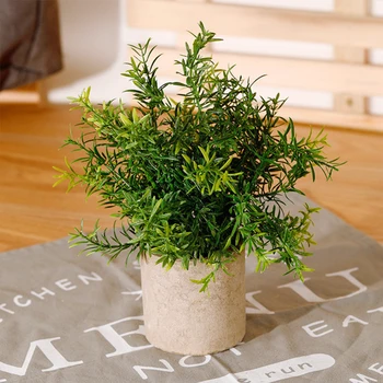 

Artificial Decorative Greeting Simulated Bugloss Plastic Flowers Grass Wedding/Christmas Balcony Potted Plants Autumn Home Decor