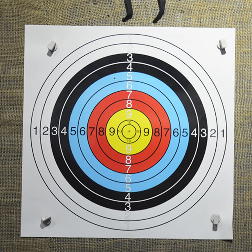 40x40CM Archery Targets Paper Face Animal Bow Arrow Shooting Practice Training 